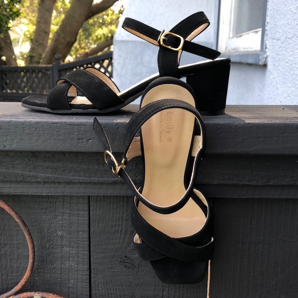 Emily ankle strap stack heel sandals - Picture 2 of 5